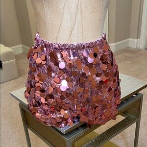NWOT Pink Sequin Shorts ✨